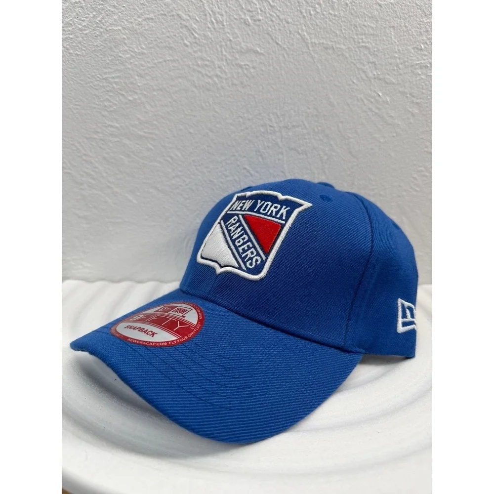 New Era New York‎ Rangers Snapback Hat 9FIFTY Blue NHL Cap New